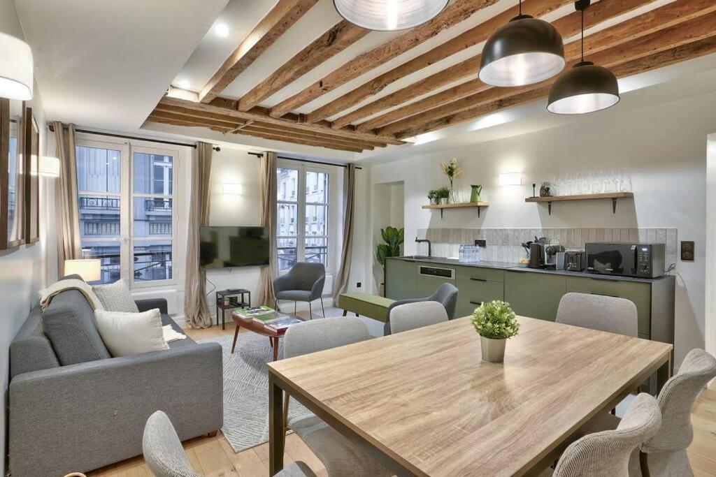 Magnifique Appartement Pour 6 - Montorgueil Paryż Zewnętrze zdjęcie